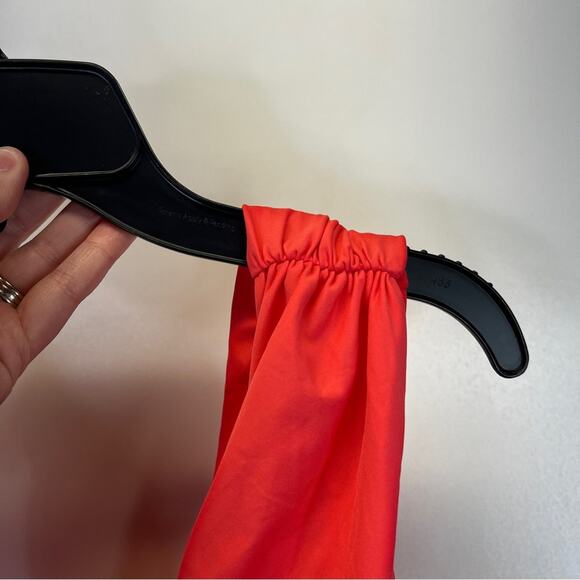 Vince Camuto Shirred Surplice One Piece swimsuit watermelon - 8 - Picture 8 of 14